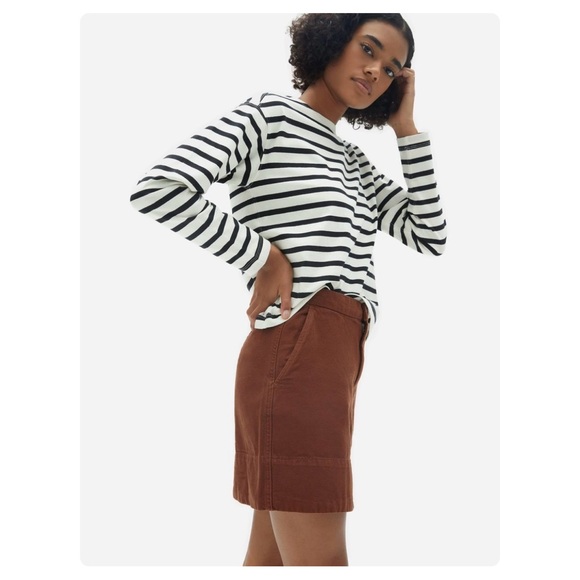 β
NWT Everlane Canvas Stamp Skirt - Brick Brown β
- Picture 17 of 17